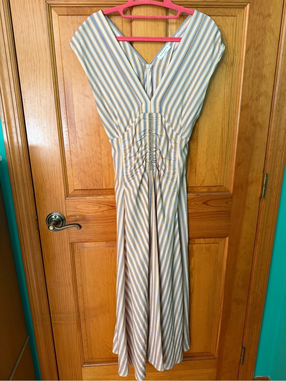 Sandro Ruched Dress - Picture 2 of 4